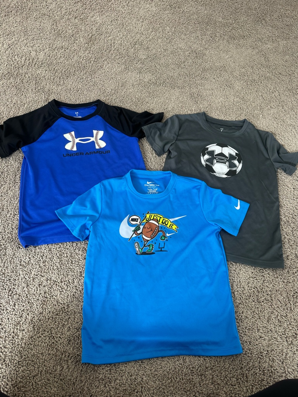 Boys Graphic Athletic Sports Tees